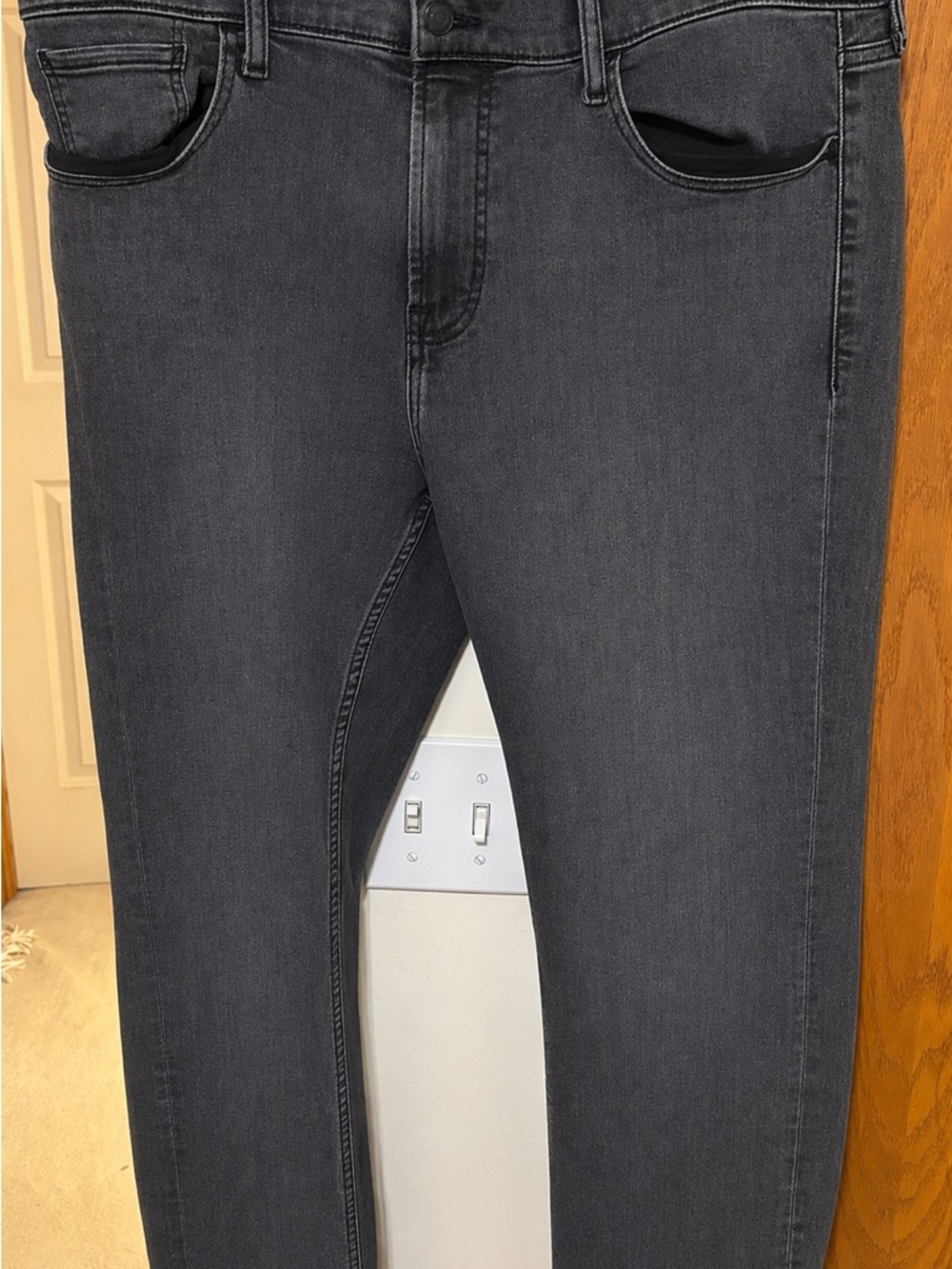 Men’s Old Navy 38/30 Black Skinny Jeans - Classic Slim Fit